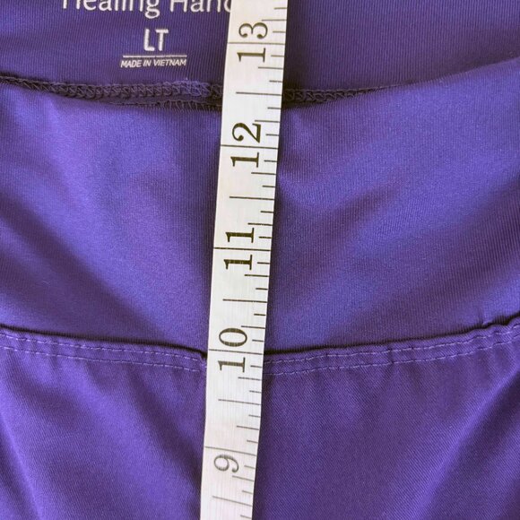 Healing Hands Purple Label Tori Yoga Scrub Pant Sz Large Tall (LT) - Picture 8 of 8